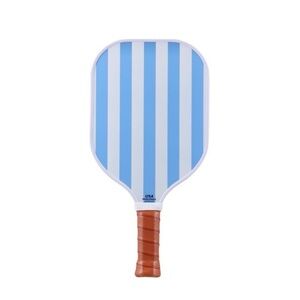 Double Sided Pickleball Paddle - white stripe floral NEW